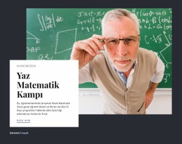 Yaz Matematik Kampı - Bir Sayfalık Şablon