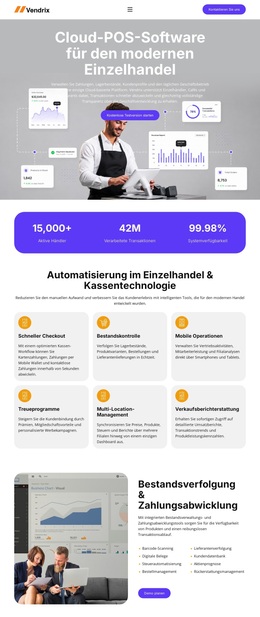 Kassensoftware Für Den Einzelhandel – Kostenloses WordPress-Theme
