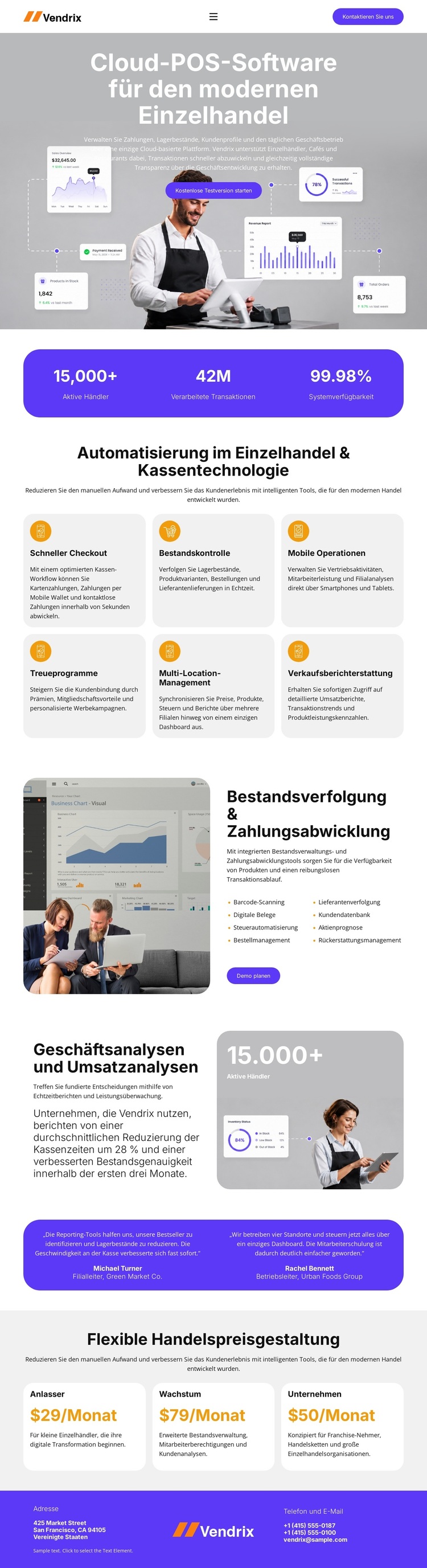 Kassensoftware für den Einzelhandel WordPress-Theme