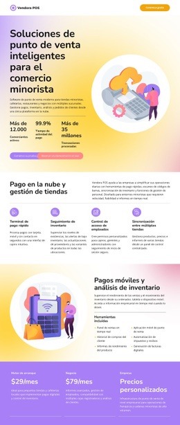 Punto De Venta - Plantilla Personalizable