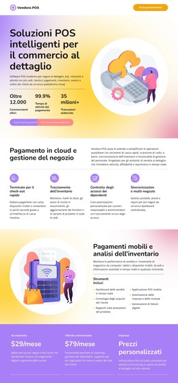 Sito HTML Per Punto Di Vendita