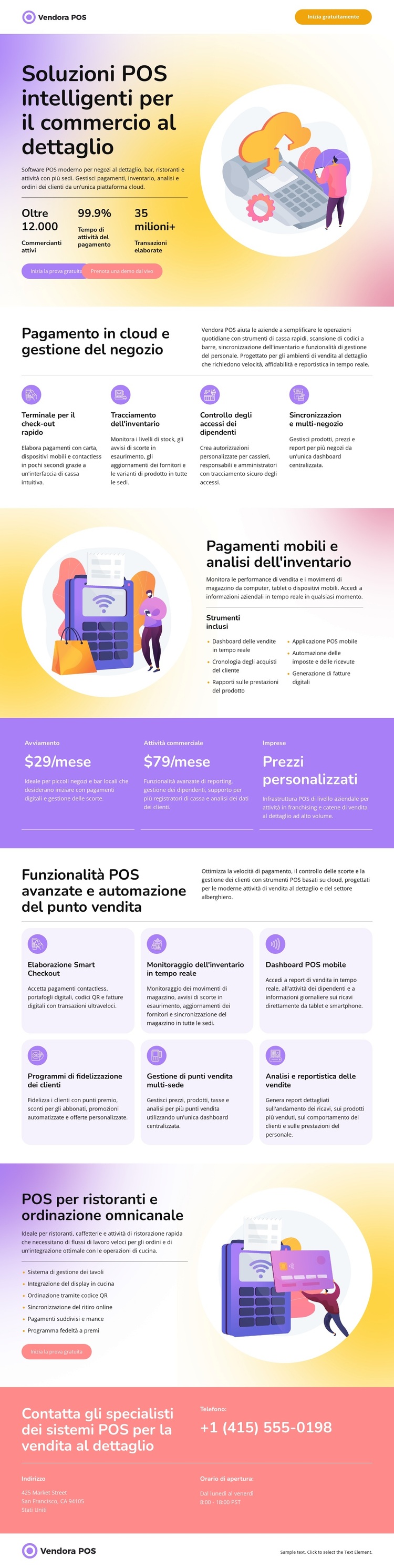 Punto di vendita Tema WordPress