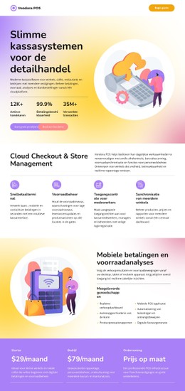 Verkooppunt Premium CSS-Sjabloon