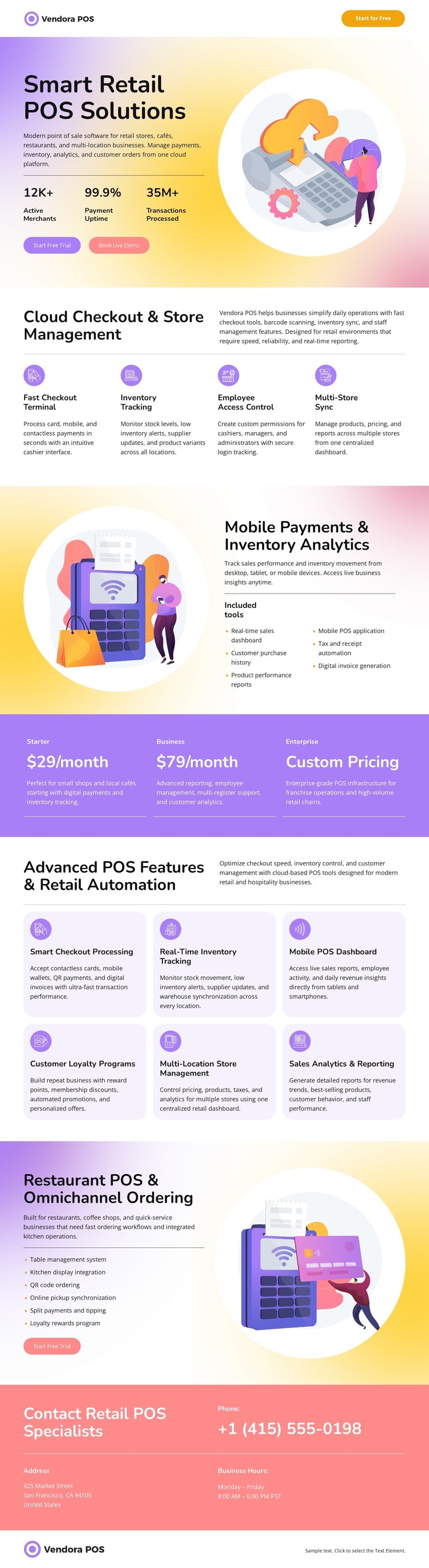 Point Of Sale Template