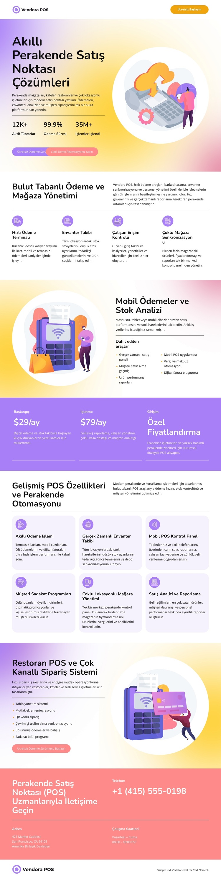 Satış Noktası WordPress Teması