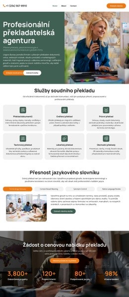 Překladatelská Agentura Slovník – Vstupní Stránka HTML