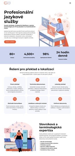 Slovník Překladatelská Kancelář – Šablona Kódu HTML