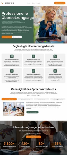 Wörterbuchübersetzungsagentur – Kostenloses Joomla-Website-Template