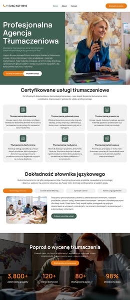 Agencja Tłumaczeń Słownikowych – Strona Docelowa HTML