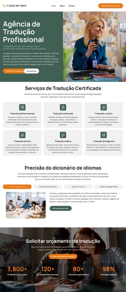 Agência De Tradução De Dicionários - Inspiração De Tema WordPress