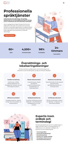 Ordboksöversättningsbyrån - HTML-Kodmall