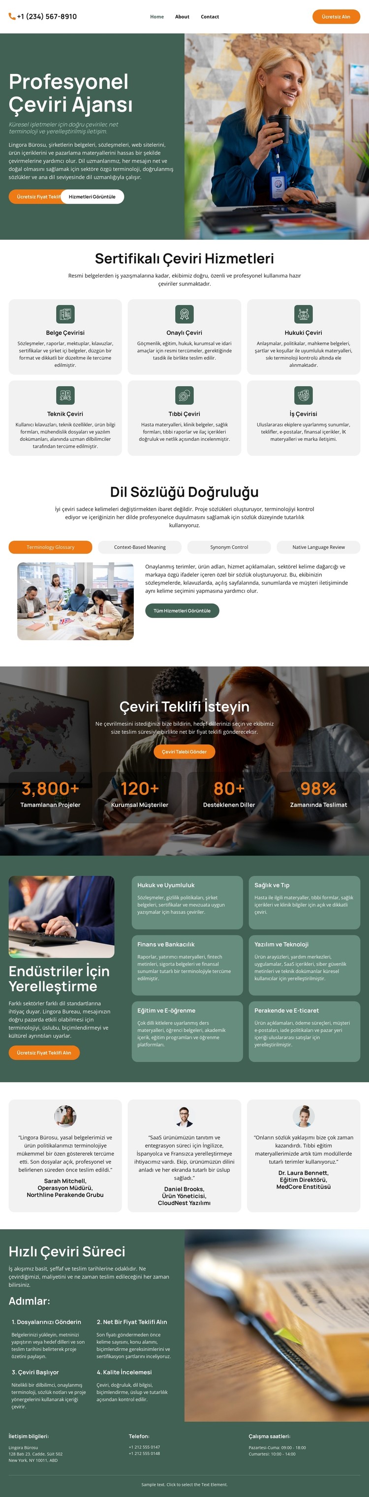 Sözlük Çeviri Ajansı CSS Şablonu