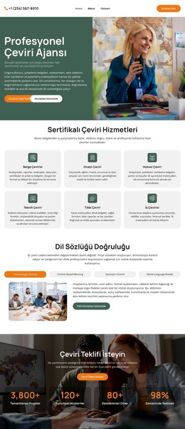 Sözlük Çeviri Ajansı - HTML Açılış Sayfası
