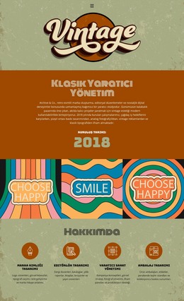 Vintage Tasarımcı Portföyü - E-Ticaret Web Sitesi