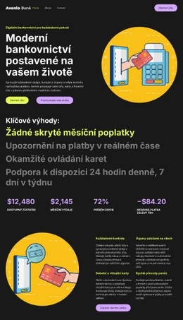 Osobní Finanční Banka - Krásná Šablona Kolekce Barev