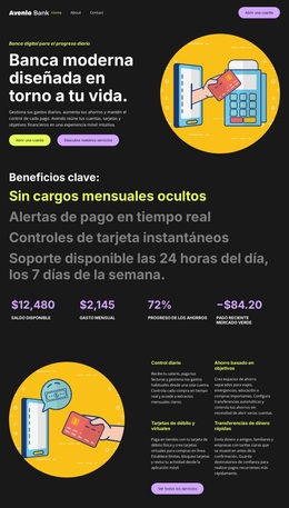 Banco De Finanzas Personales Tema De WordPress