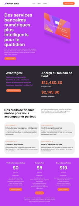 Banque Numérique Moderne – Thème WooCommerce Polyvalent