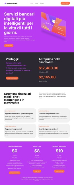 Banca Digitale Moderna - Tema WooCommerce Multiuso