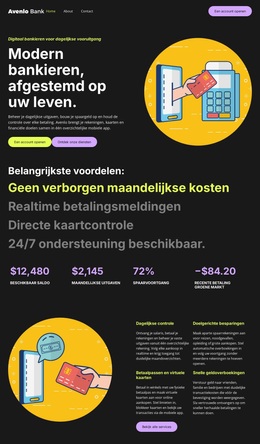 Prachtig WordPress-Thema Voor Persoonlijke Financiële Bank
