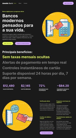Banco De Finanças Pessoais - Melhor Modelo CSS