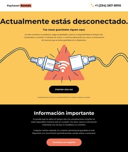 Página Sin Conexión - Fantástico Tema De WordPress