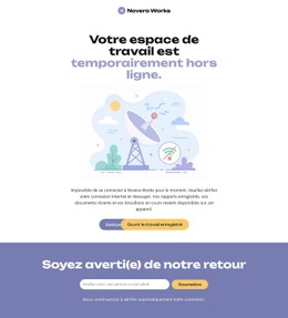 Site Web Hors Ligne Modèle HTML Basique Avec CSS