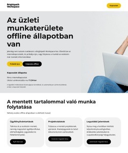 Üzleti Offline Oldal - Webhelysablonok