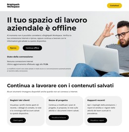 Pagina Aziendale Offline - Modello HTML Gratuito