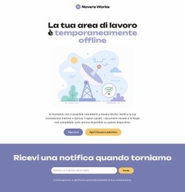Splendido Modello HTML5 Per Sito Web Della Pagina Offline