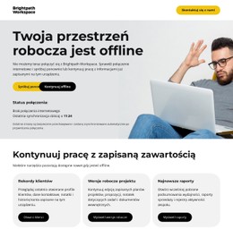 Strona Offline Firmy Szablon Formularza CSS