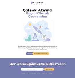 Çevrimdışı Sayfa Web Sitesi - Yaratıcı Çok Amaçlı Şablon