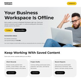 Business Offline Page - Best WordPress Theme