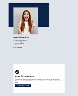 Kreativste Joomla-Vorlage Für Programm Für Studenten