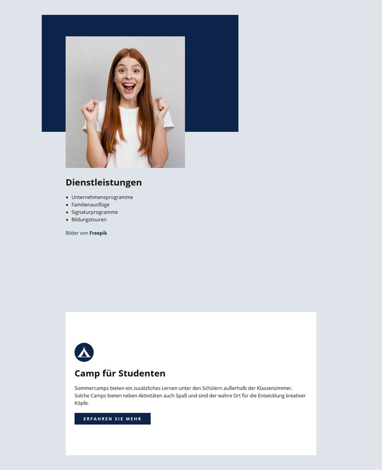 Programm für Studenten WordPress-Theme