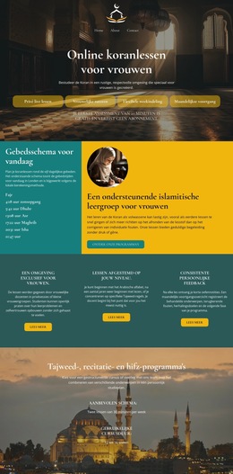 Productontwerper Voor Koranlessen Voor Vrouwen
