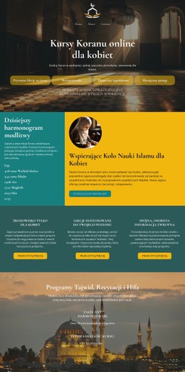 Zajęcia Koranu Dla Kobiet Szablon CSS Premium