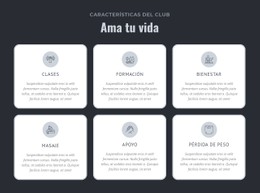 Del Cardio A La Fuerza Plantilla CSS Adaptable