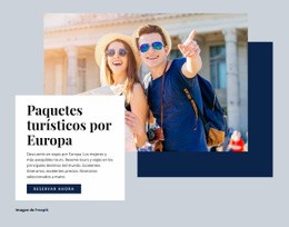 Paquetes Turísticos Por Europa: Plantilla HTML5 Definitiva