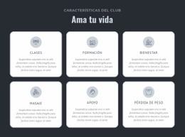 Plantilla HTML5 Del Cardio A La Fuerza Para Cualquier Dispositivo