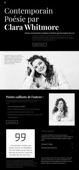CSS Gratuit Pour Auteur De Poésie Moderne
