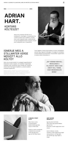 A Legjobb Webhelytervezés Verseskönyv És Szerző Számára
