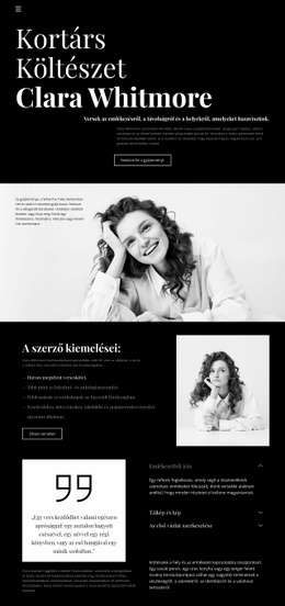 Modern Költészetíró - Többcélú Webdesign