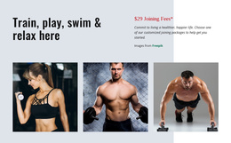 Train, Play And Relax - Beautiful Joomla Template