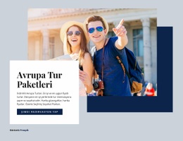 Avrupa Tur Paketleri - Yaratıcı Çok Amaçlı Şablon