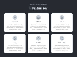 Kardiyodan Güce - Web Sitesi Modelini Sürükleyip Bırakın