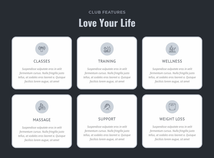 From cardio to strength Website Template