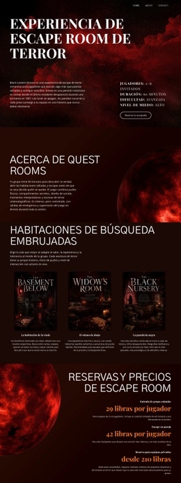 Sala De Escape De Terror - Diseño De Maqueta