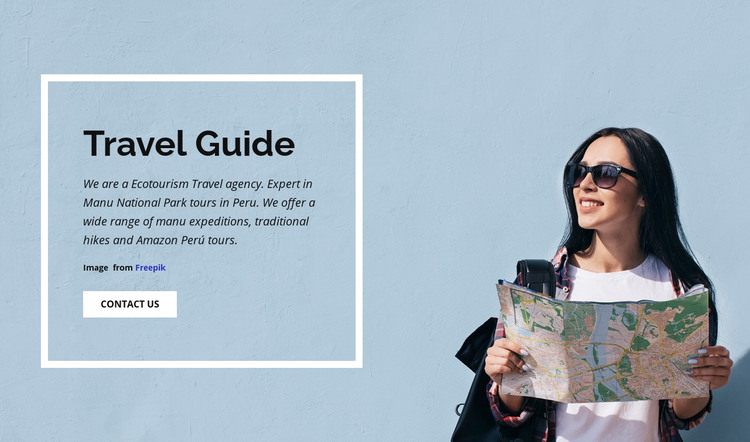 Travel with wunderlist Homepage Design
