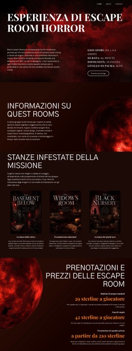 Stanza Di Fuga Horror Modello Di Design