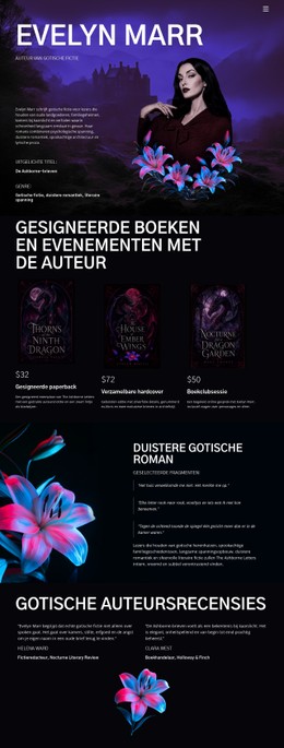Gratis CSS Voor Auteur Van Duistere Fictie